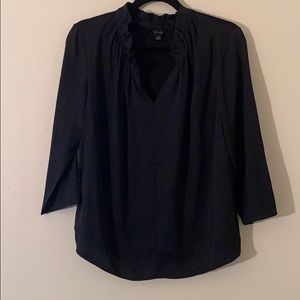 Ann Taylor Black Knit Blouse